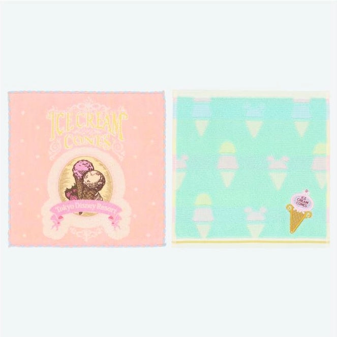 TDR - Ice Cream Cone Mini Towel Set of 2 (Release Date: March 9, 2026)