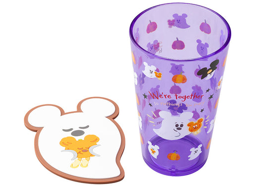 TDR - 2026 Disney Halloween x Mickey & Minnie Mouse 'Scared Ghost & Pumpkin Lantern Collection x Souvenior Tumbler & Coaster Set of 2 (Release Date: Sept 15, 2026)"