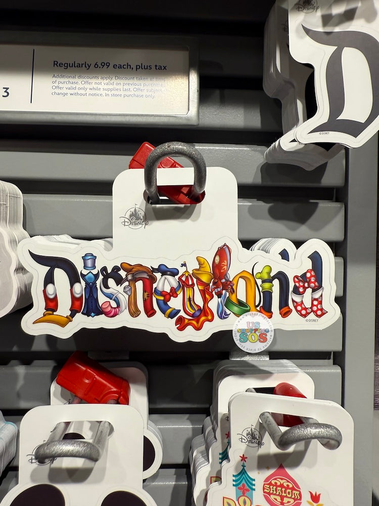 DLR/WDW - Vinyl Decals 2026 - Disneyland Marquee in Mickey & Friends Theme