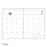 Japan Exclusive - Schedule Book & Calendar 2024 Collection x Minnie Mouse Red Color B6 Weekly Schedule Book
