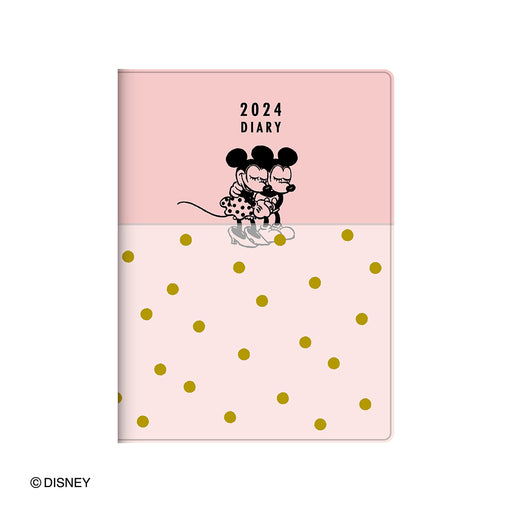 Japan Exclusive - Schedule Book & Calendar 2024 Collection x Classic Mickey & Minnie Mouse B6 Weekly Schedule Book