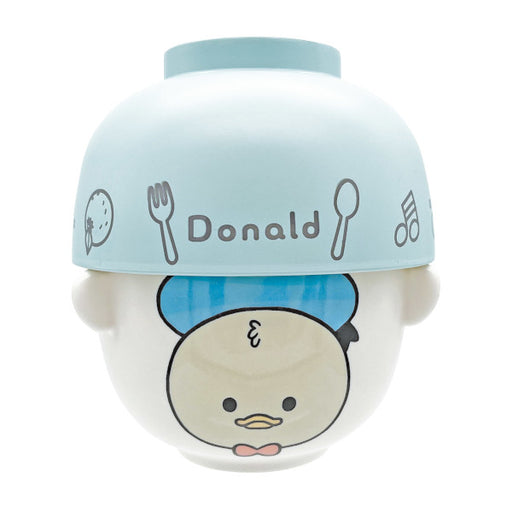 Japan Exclusive - Donald Duck "Yururun" Rice & Soup Bowls Set