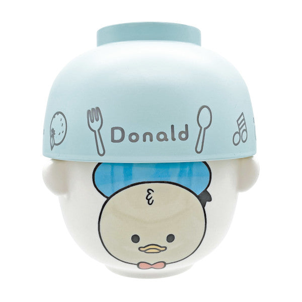 Japan Exclusive - Donald Duck "Yururun" Rice & Soup Bowls Set