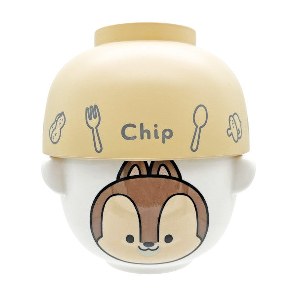 Japan Exclusive - Chip "Yururun" Rice & Soup Bowls Set