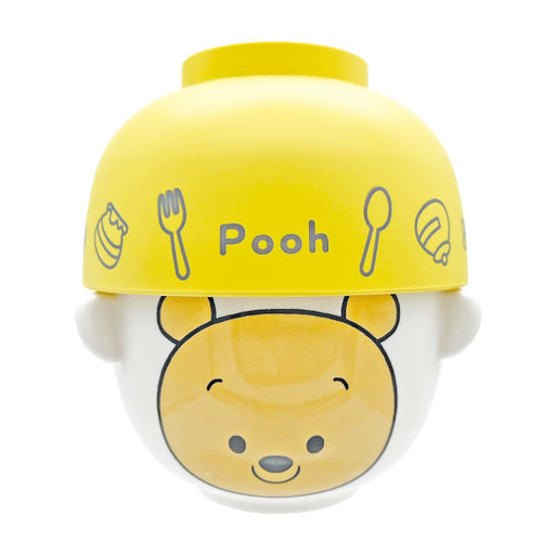Japan Exclusive - Winnie the Pooh "Yururun" Rice & Soup Bowls Set