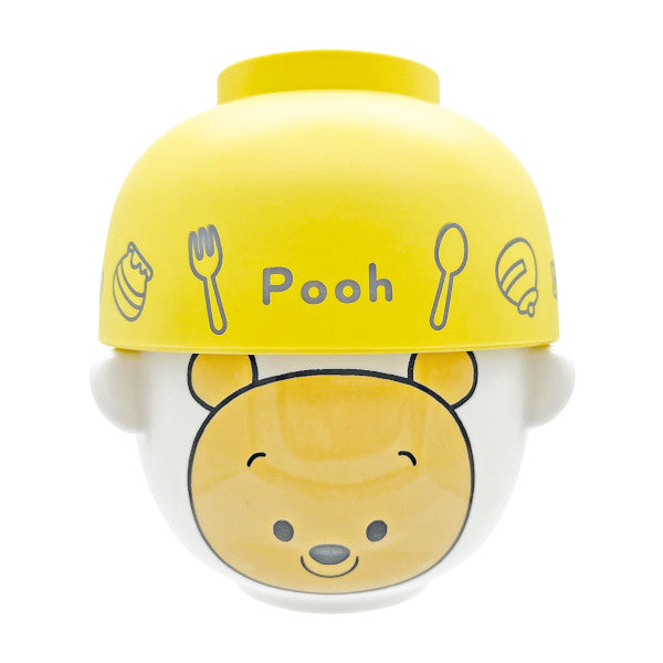 Japan Exclusive - Winnie the Pooh "Yururun" Rice & Soup Bowls Set