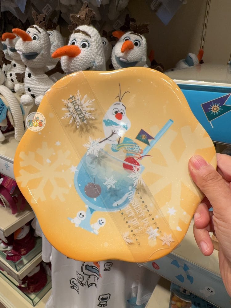 HKDL - 2026 World of Frozen Collection x Olaf Dessert Plate Set of