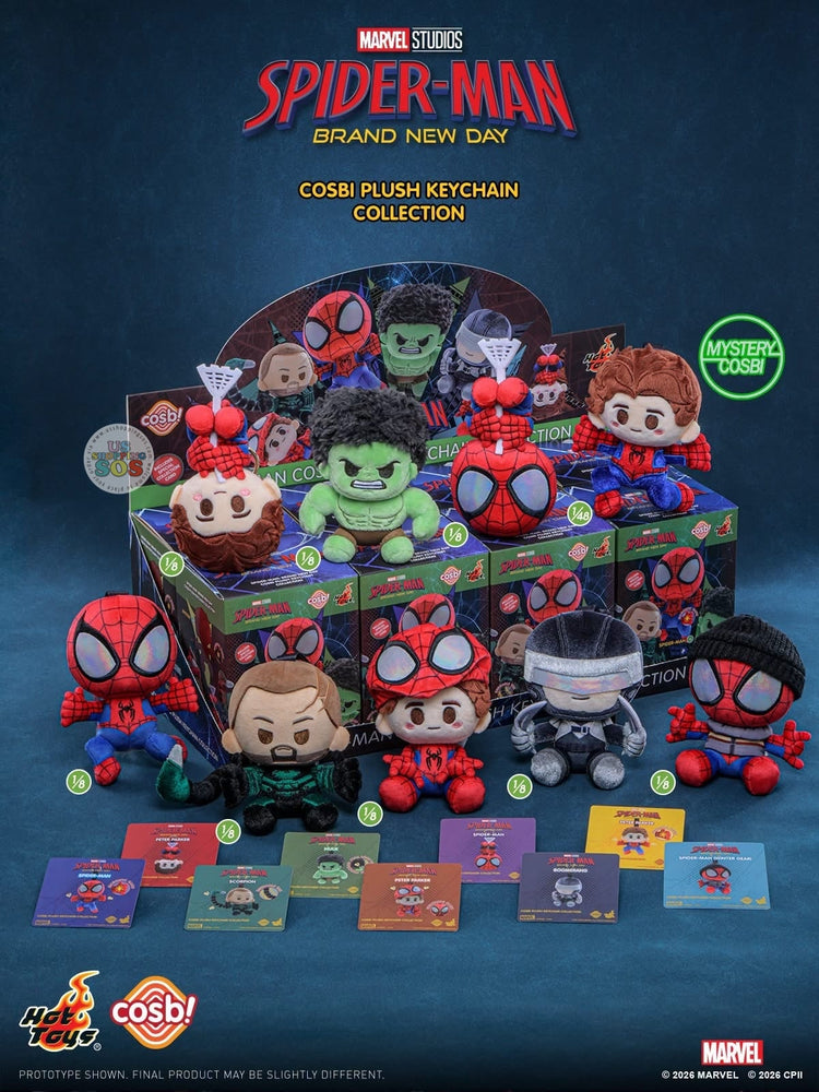 Hot Toys Cosbi - Spider-Man: Brand New Day Blind Box Plush Keychain