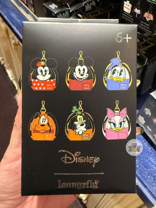 DLR/WDW - Loungefly Mickey & Friends Mini Backpack Bag Charm Mystery Box