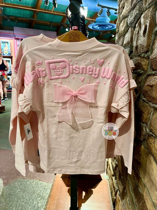 DLR/WDW - Spirit Jersey Park Logo Bow Pink Pullover (Kids)