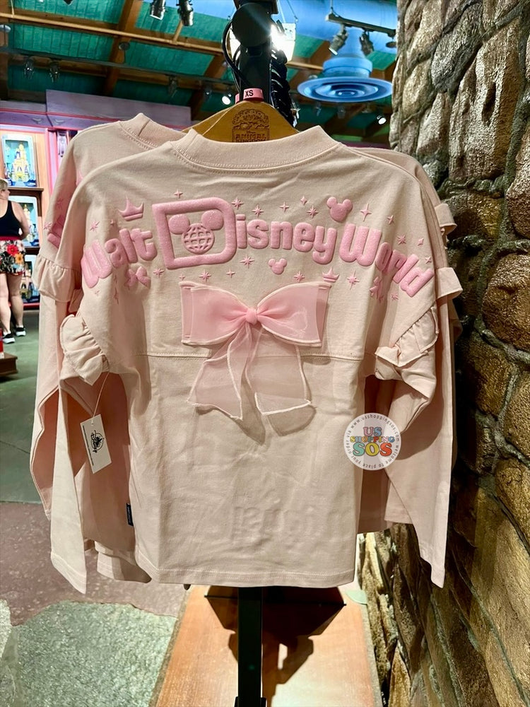DLR/WDW - Spirit Jersey Park Logo Bow Pink Pullover (Kids)