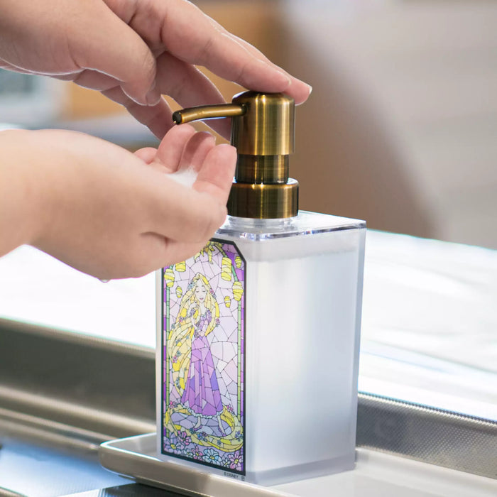 Japan Exclusive - Disney Princess Stained Glass Style Foam Dispenser x Rapunzel (Release Date: Jan 13, 2026)