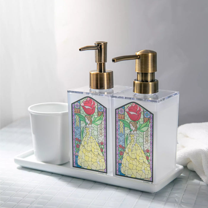 Japan Exclusive - Disney Princess Stained Glass Style Foam Dispenser x Belle (Release Date: Jan 13, 2026)