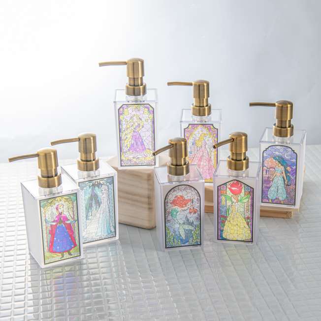 Japan Exclusive - Disney Princess Stained Glass Style Foam Dispenser x Jasmine (Release Date: Jan 13, 2026)