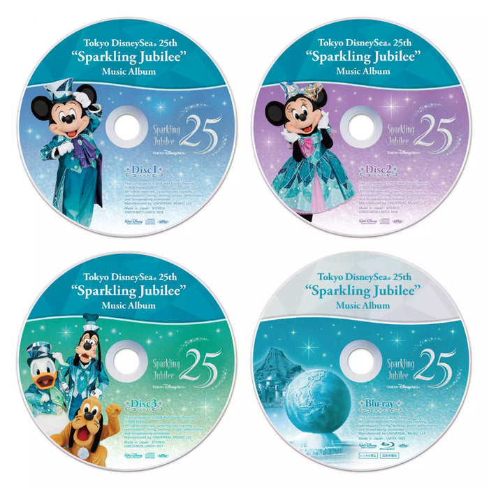 TDR - 2026 Tokyo DisneySea® 25th Anniversary "Sparkling Jubilee" Music Album [Premium Box] (Release Date: Jul 29, 2026)
