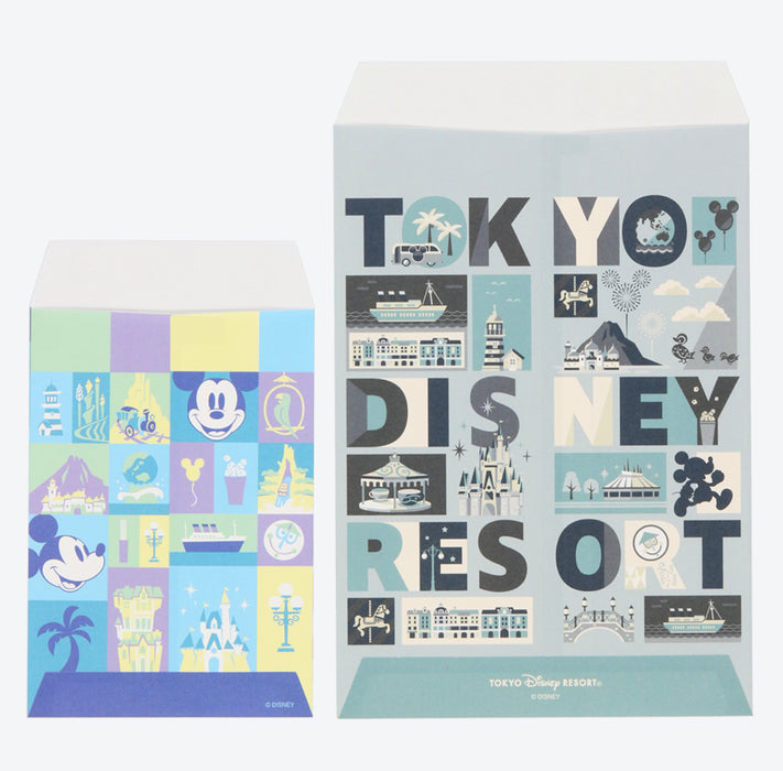 TDR - Motifs Tokyo Disney Resort Attractions Envelops Set (Release Date: Feb 8)