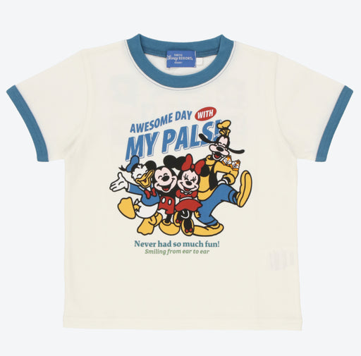 TDR - "Let's go to Tokyo Disney Resort" Collection x Mickey & Friends T Shirt for Kids Color: White (Release Date: April 25)