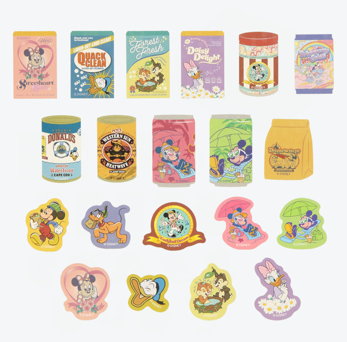 TDR - Disney Characters Grocery Store Themed Collection x Stickers Box Set (Release Date: Oct 10, 2024)