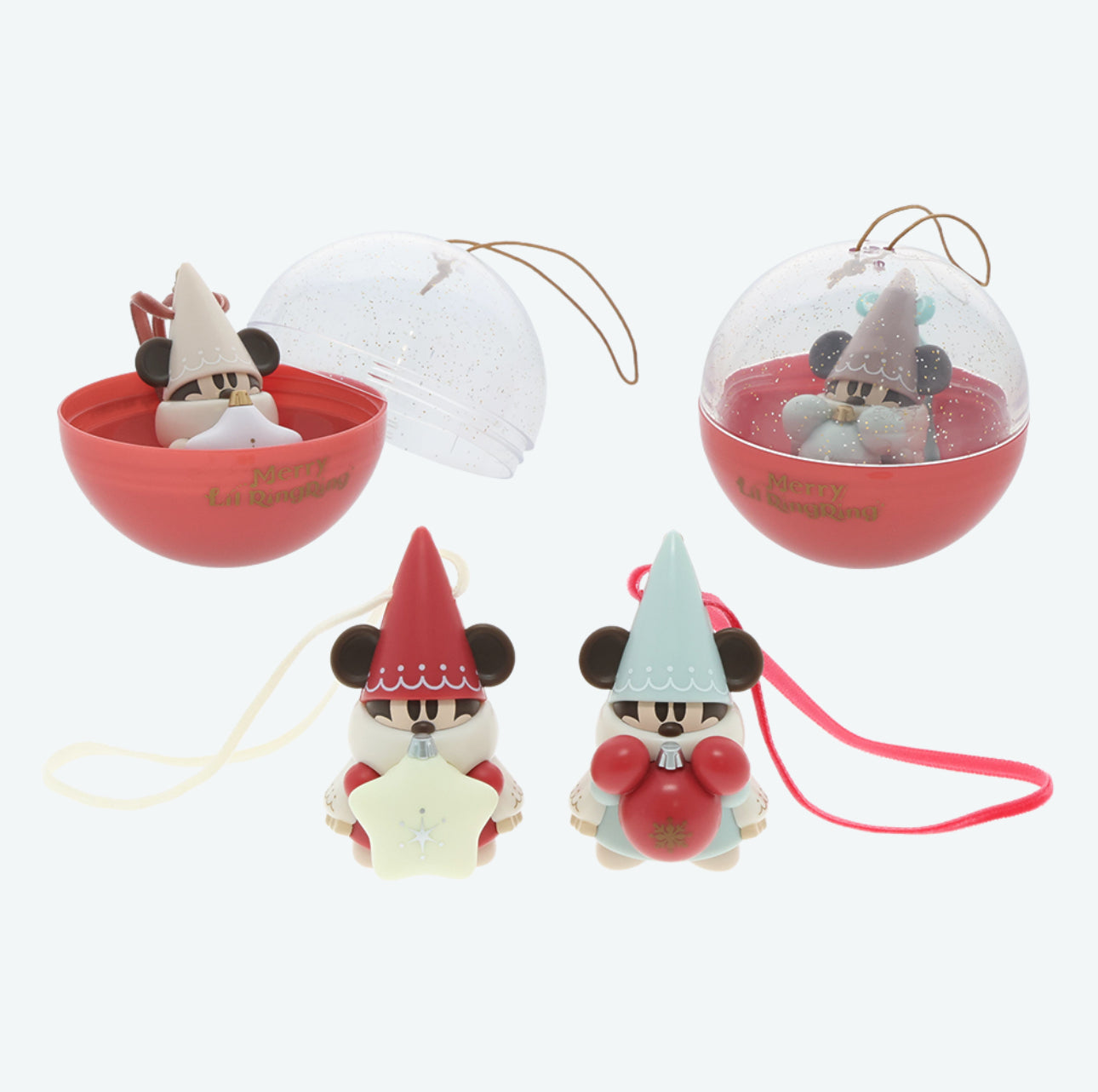 TDR - 2025 Mickey Christmas fairy "Lil Lin Lin" Merry Jolly Days Collection x Mystery Capsule Toy Charm Mickey Lil Ring Ring