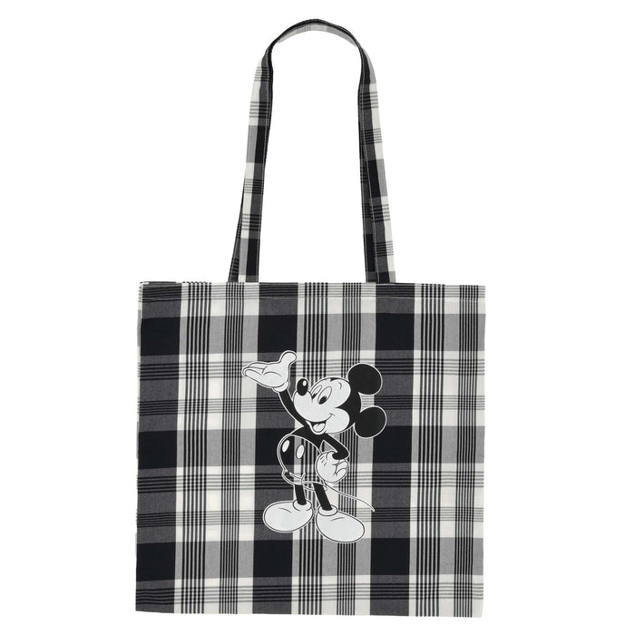 JDS - 2026 TOTE BAG Collection x Mickey Tote Bag Flat Monotone Check