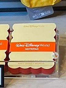 DLR/WDW - Logo Mania 2026 Park Hopper - Bright Orange Park Logo Notepad