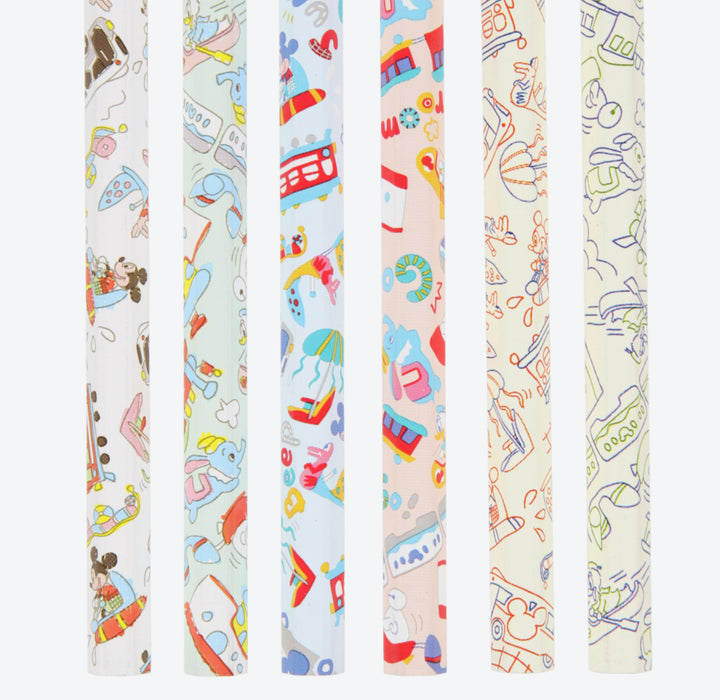 TDR - "Go-Go-Go! with Disney Vehicles" Collection x Pencil Set (Release Date: July 11, 2024)