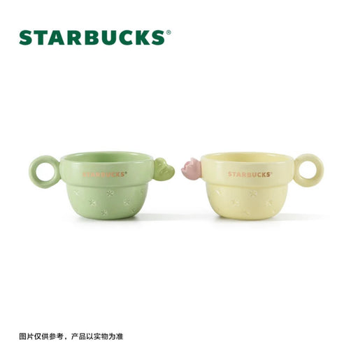 Starbucks China - Colorful Succulent Garden 2024 - 1O. Green & Yellow Cactus Mug Set of 2 240ml