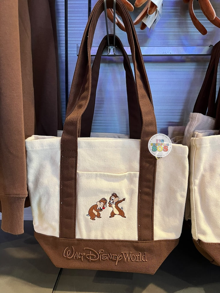 DLR/WDW - Chip ‘N Dale 2026 - Park Logo Canvas Tote