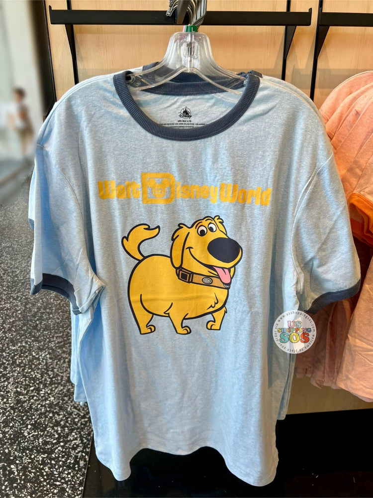 DLR/WDW - Up Dug Wash Blue Character T-shirt (Adult)