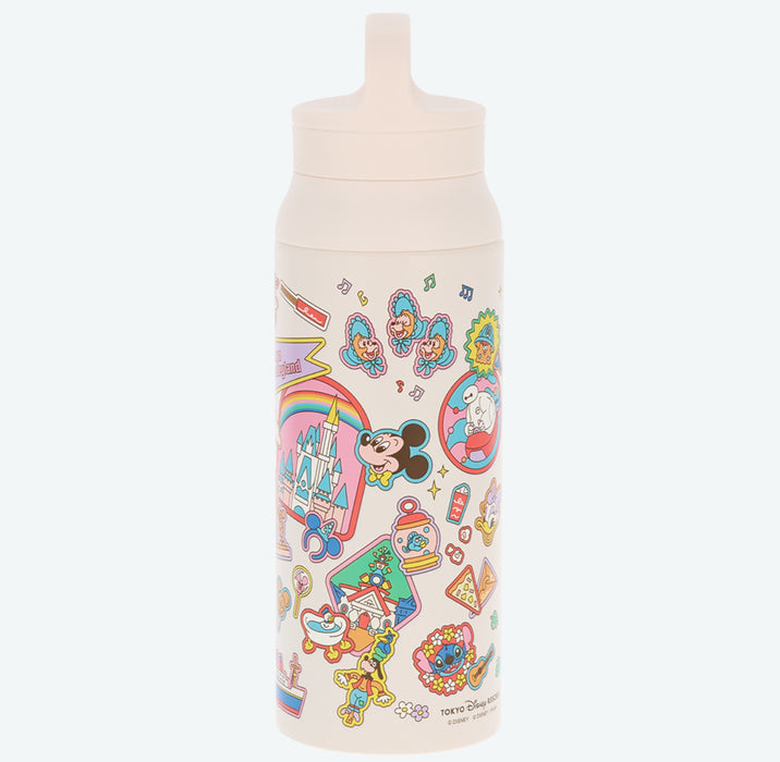 TDR - Tokyo Disney Resort "Park Map Motif" Pastel Color Collection - Stainless Steel Bottle (Release Date: Dec 11, 2025)