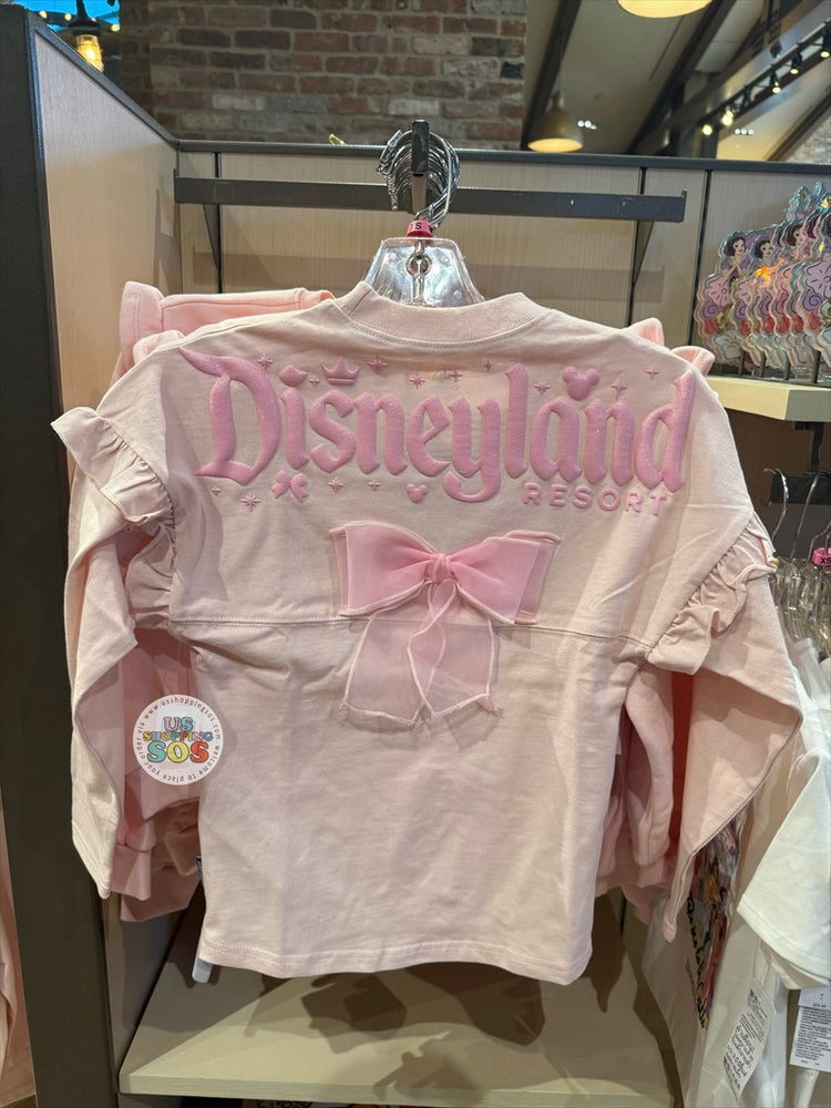 DLR/WDW - Spirit Jersey Park Logo Bow Pink Pullover (Kids)
