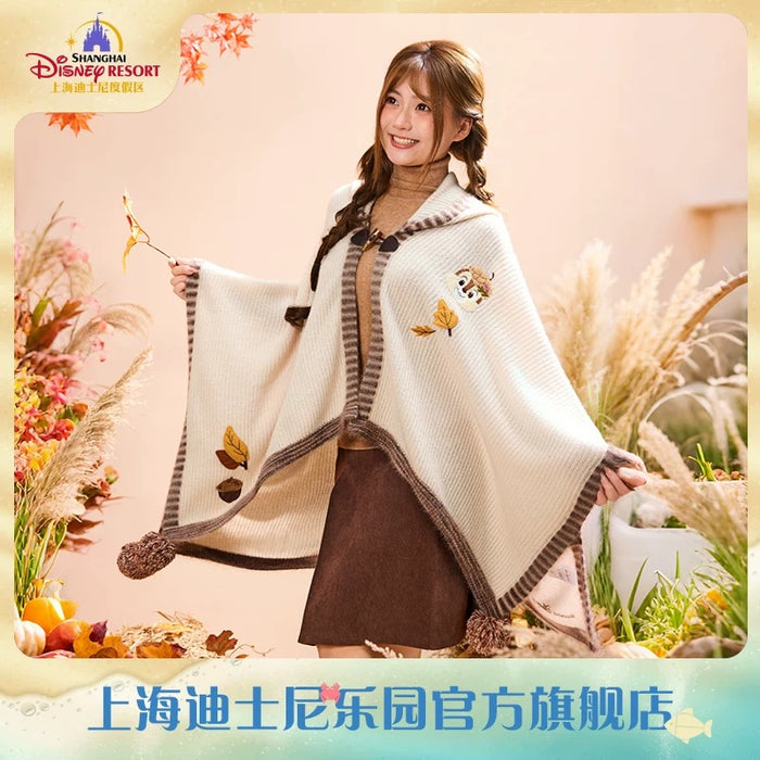 SHDL - Chip & Dale Autumn Forest Collection x Chip Ponchos Coat for Adults (Release Date: Sept 12, 2025)