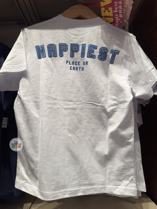 HKDL - Mickey Mouse "Hong Kong Disneyland EST. 2005" Indigo T Shirt Color: White (Adults)