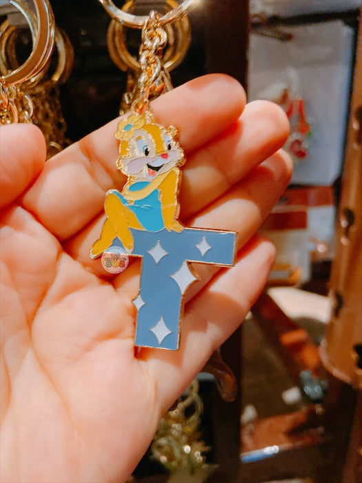 SHDL - Chip, Dale & Clarice English Alphabet ‘T’ Keychain