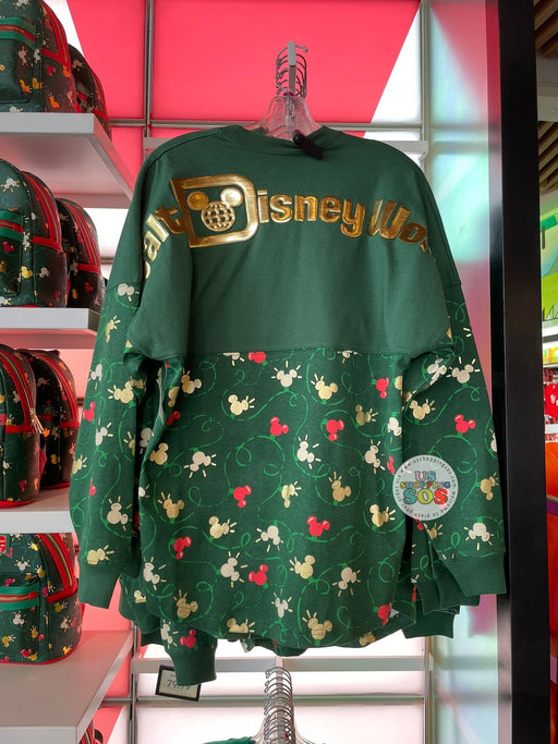 DLR/WDW - Christmas 2024 - Spirit Jersey Green Pullover (Adult)