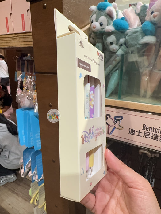 HKDL - 2026 Duffy & Friends 4 Colors Pen Set of 3