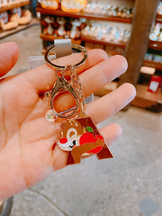 SHDL - Chip, Dale & Clarice English Alphabet ‘A’ Keychain