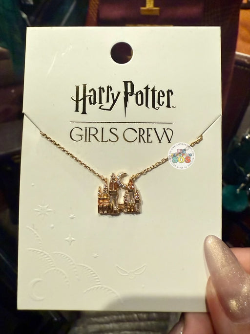 Universal Studios - The Wizarding World of Harry Potter - Girls Crew Hogwarts Castle Gold Necklace