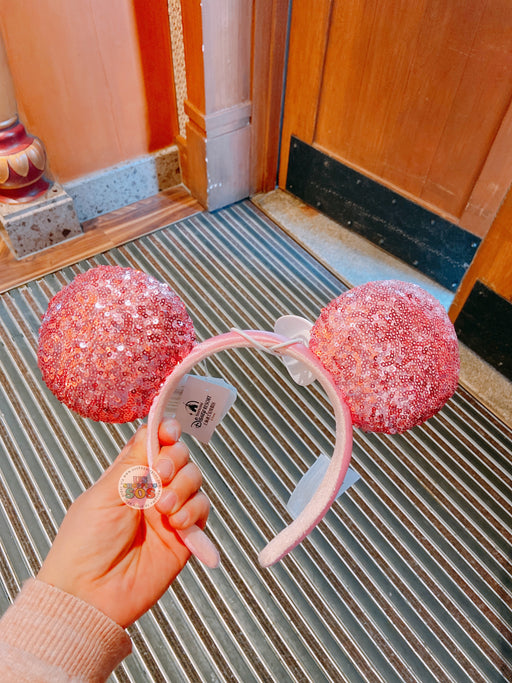 SHDL - Mickey Mouse Sequin Ear Headband (Color: Colar)