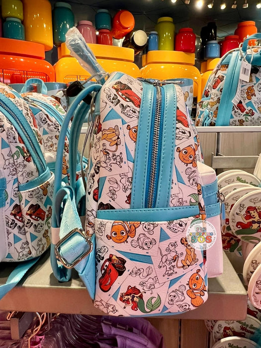 WDW - Disney’s Art of Animation Resort - Loungefly Animation Sketch All-Over-Print Backpack
