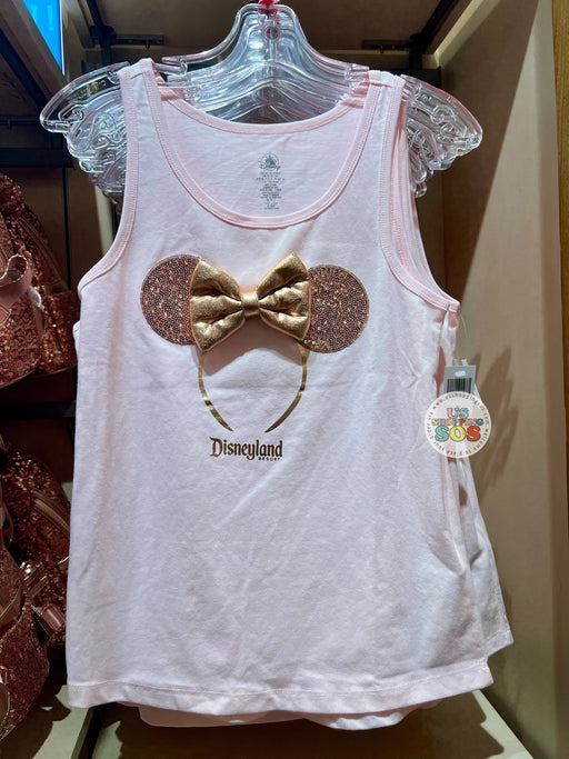 DLR/WDW - Minnie Ear Headband Baby Pink Tank (Adult)
