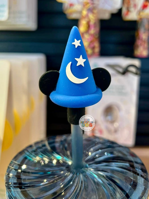 DLR/WDW - Mickey Sorcerer Hat Silicone Straw Topper