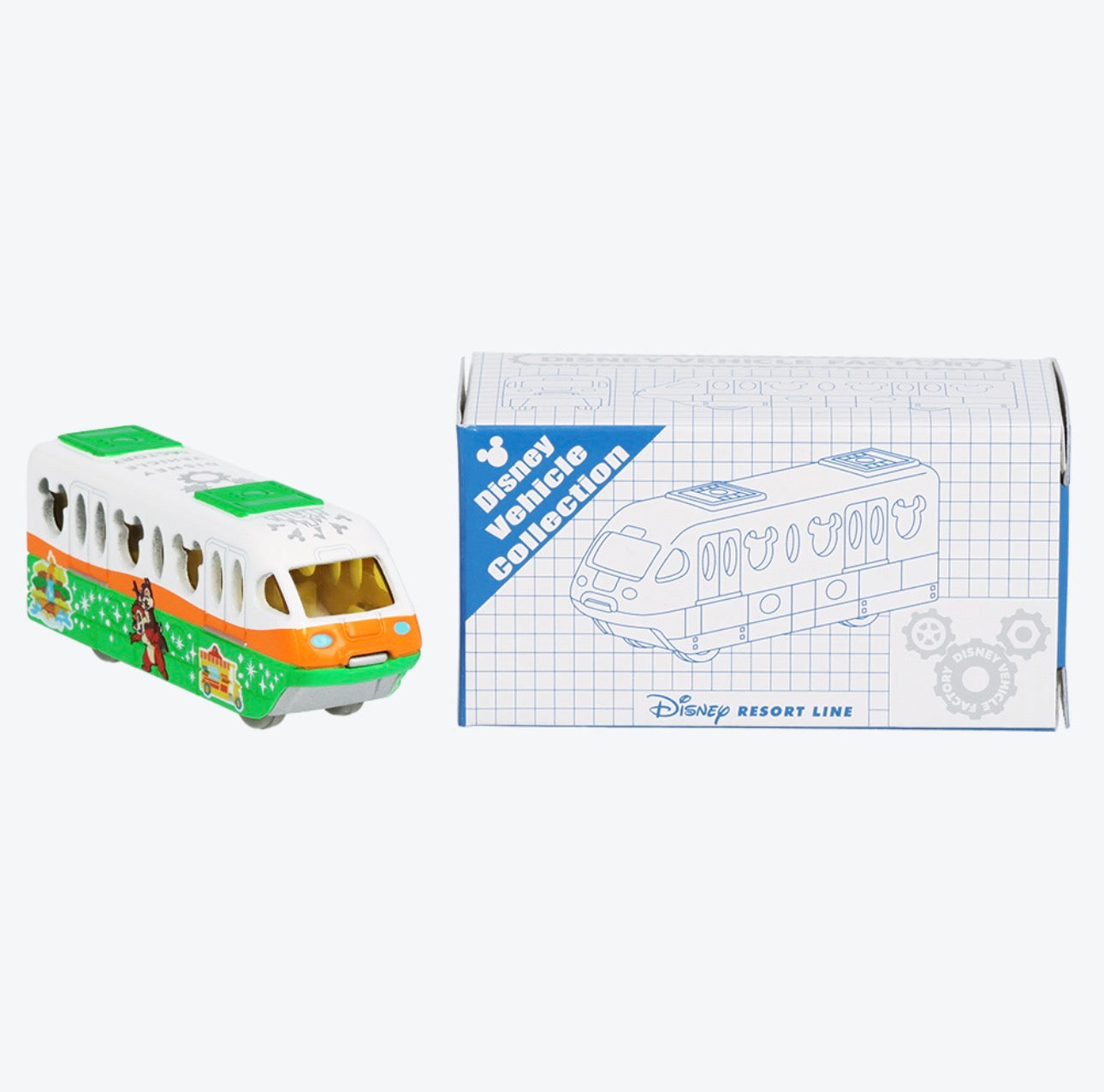 TDR - Disney Resort Line Tomica Toy Car x Chip & Dale