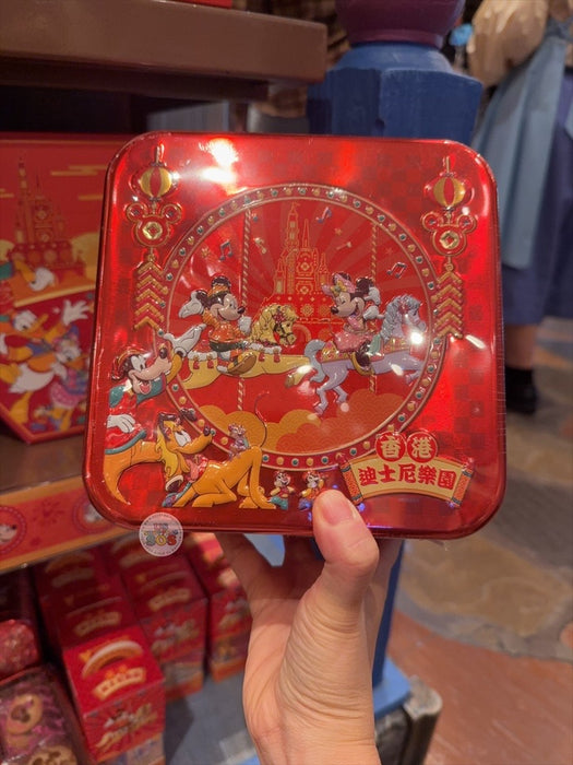 HKDL - 2026 Mickey & Friends Year of the Horse Chinese New Year Collection x Mickey & Friends Belgian Cookies 2 Tiers Box Set