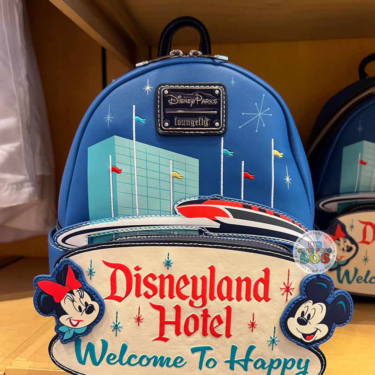 disneyland resort mini backpack Loungefly Disney Minnie Rocks The Dots Classic Covered in a pattern of wide Disneyland Resort 65th Anniversary Loungefly