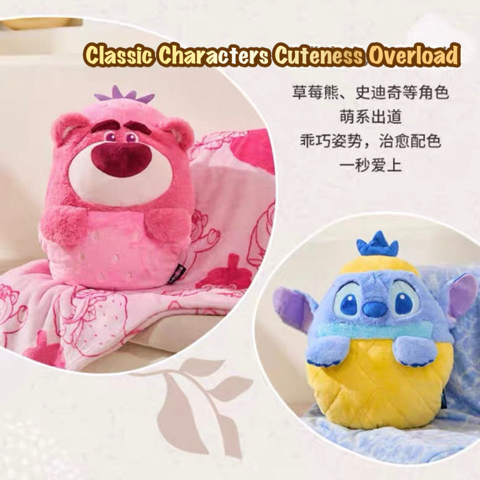 SHDS - Cuteness Sprout Autumn - Stitch Plush Toy Blanket