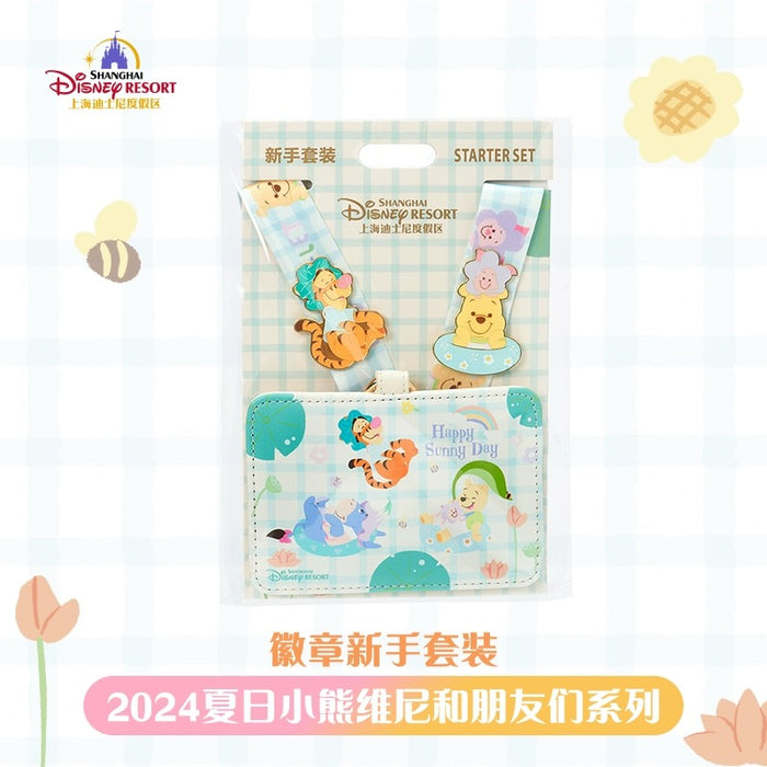 SHDL - Winnie the Pooh & Friends Summer 2024 Collection x Winnie the Pooh & Friends Disney Trading Pins Starter Set