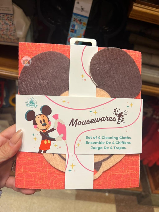 DLR/WDW - Mousewares - Mickey Mouse Set of 4 Cleaning Clothes