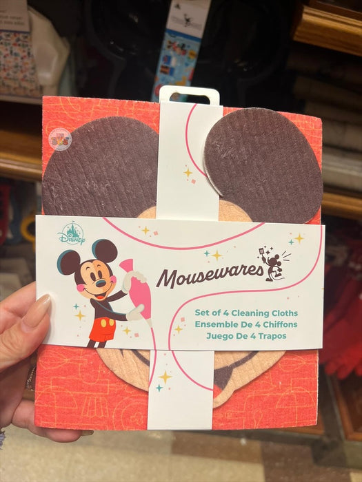 DLR/WDW - Mousewares - Mickey Mouse Set of 4 Cleaning Clothes