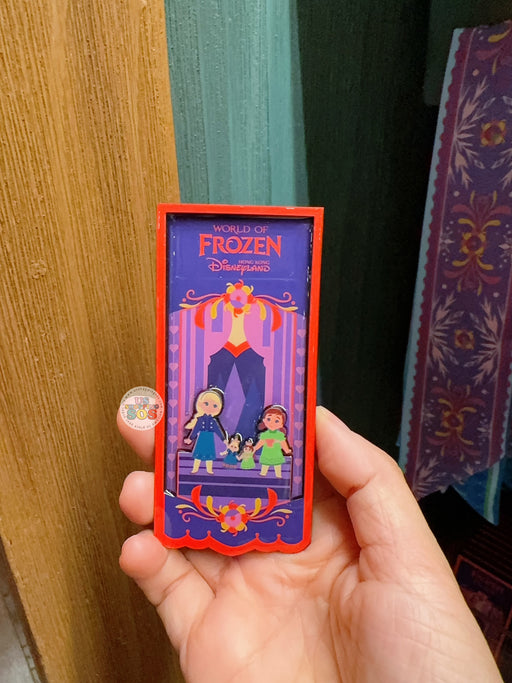 HKDL - World of Frozen 2025 Summer Collection x Elsa & Anna with Dolls Magnet
